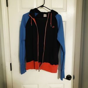 Nike Women’s large multicolored zip up